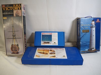 Lot 216 - A group of various scale unbuilt / part built...
