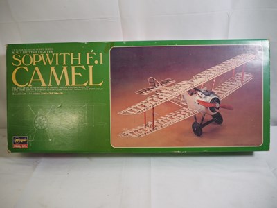 Lot 220 - A HASEGAWA 1:8 scale unbuilt 'Sopwith F1 Camel'...