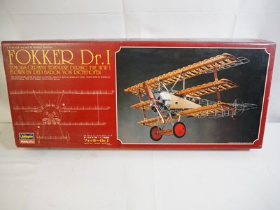 Lot 222 - A HASEGAWA 1:8 scale unbuilt 'Fokker Dr.1'...