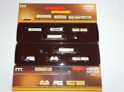 Lot 196 - Z GAUGE MODEL RAILWAYS: A pair of MARKLIN...