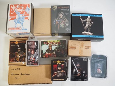 Lot 227 - A collection of resin and whitemetal kits...