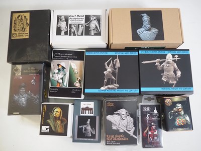Lot 228 - A Collection of resin and whitemetal kits in...