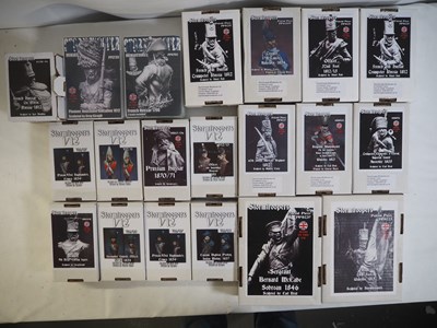 Lot 235 - A host of resin military figure 54mm kits from...