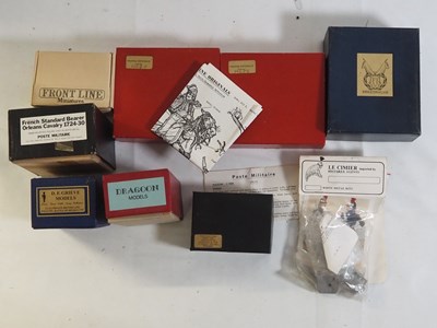 Lot 237 - A group of vintage whitemetal Military kits...