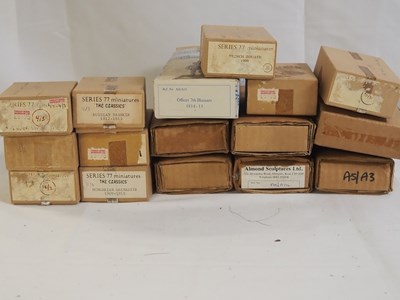 Lot 238 - A selection of whitemetal military kit 90mm...