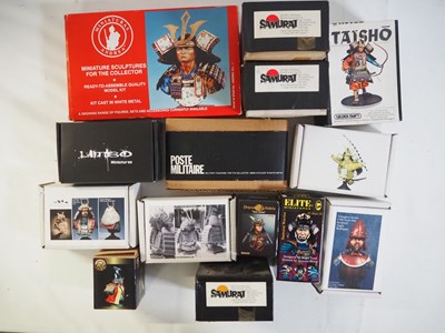 Lot 244 - A selection of whitemetal and resin military...