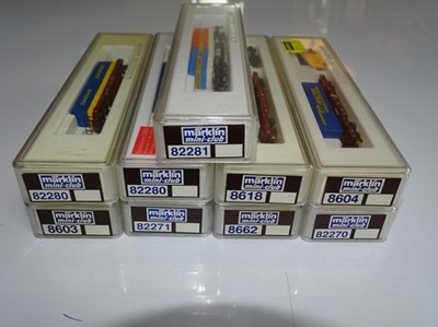 Lot 198 - Z GAUGE MODEL RAILWAYS: A quantity of MARKLIN...