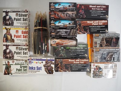 Lot 259 - A good group of modellers paint sets suitable...