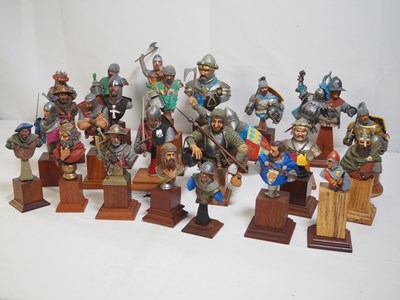 Lot 263 - An order of painted resin sculptures and busts...