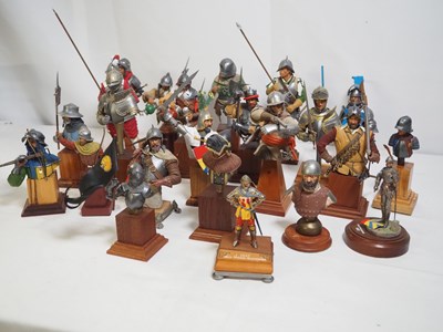 Lot 265 - An uprising of painted resin and whitemetal...