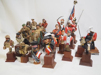 Lot 271 - A collection of painted resin sculptures and...