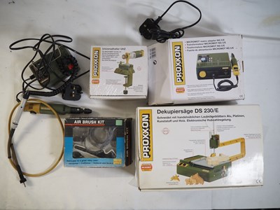 Lot 273 - A crate of modellers tools including a clamp...