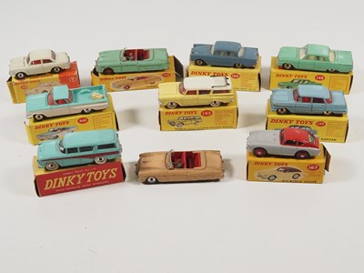 Lot 290 - A group of mostly boxed DINKY diecast cars...