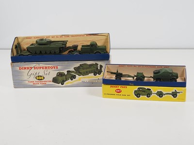 Lot 292 - DINKY - A 697 25-Pounder Field Gun Set...