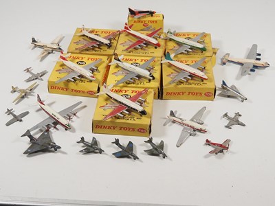 Lot 298 - DINKY - A group of boxed and unboxed aircraft,...