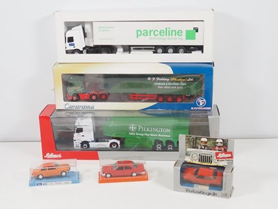Lot 309 - A group of 1:50 scale articulated lorries by...