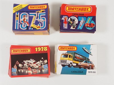 Lot 311 - MATCHBOX - vintage catalogues comprising 25x...