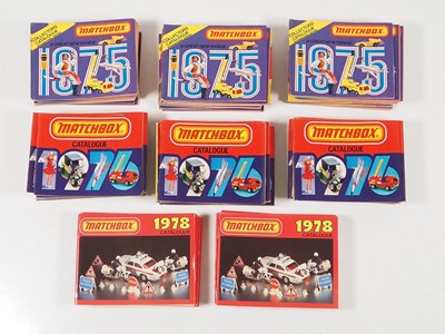 Lot 312 - MATCHBOX - vintage catalogues comprising 50x...
