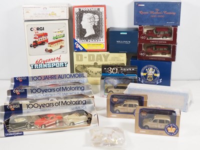 Lot 315 - A group of boxed diecast vehicles by CORGI and...