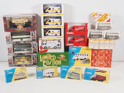 Lot 316 - CORGI - A mixed diecast group including trams,...