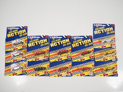 Lot 324 - CORGI - A group of carded 'Two Speed Action'...