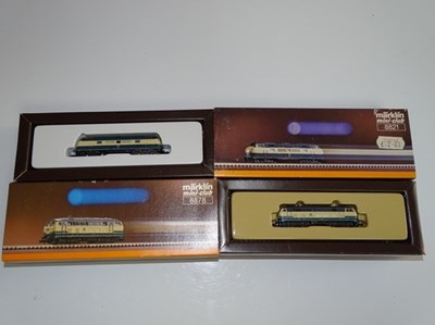 Lot 204 - Z GAUGE MODEL RAILWAYS: A pair of MARKLIN...