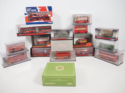 Lot 399 - Diecast 1:76 scale mostly buses, by CORGI OOC,...