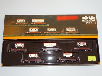 Lot 212 - Z GAUGE MODEL RAILWAYS: A MARKLIN 8664 Barum...