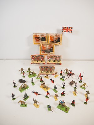 Lot 418 - BRITAINS - diecast and plastic soldiers and...