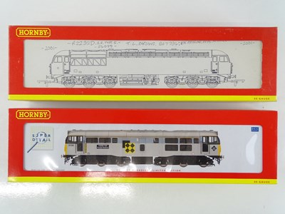 Lot 334 - A pair of HORNBY diesel locomotives comprising...