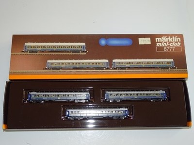 Lot 213 - Z GAUGE MODEL RAILWAYS: A MARKLIN 8777 CIWL...