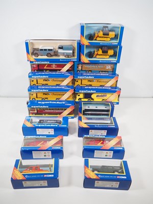Lot 437 - CORGI group of diecast buses, lorries and...