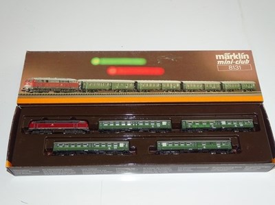 Lot 216 - Z GAUGE MODEL RAILWAYS: A MARKLIN 8131...