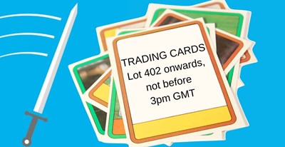 Lot 401A - TRADING CARDS This section of the auction will...