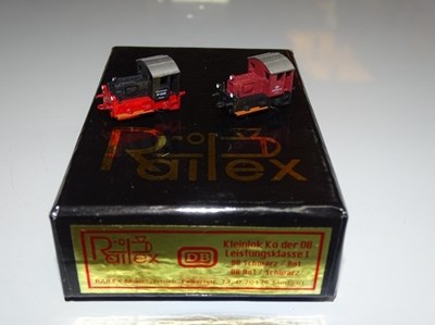 Lot 224 - Z GAUGE MODEL RAILWAYS: A RAILEX pair of...