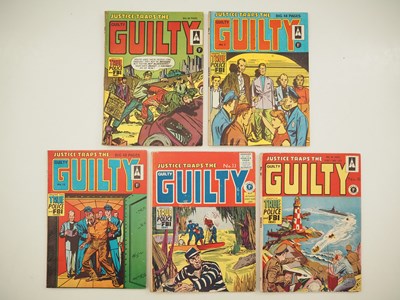 Lot 58 - JUSTICE TRAPS THE GUILTY #1, 7, 12, 23, 36 (5...