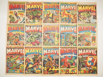 Lot 69 - MIGHTY WORLD OF MARVEL #1 to 15 (15 in Lot) -...
