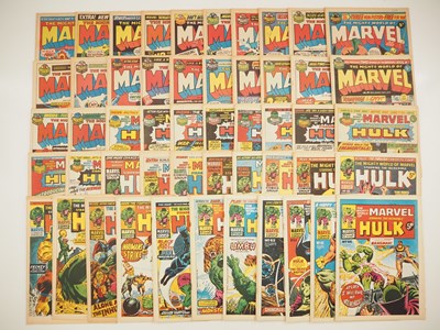 Lot 70 - MIGHTY WORLD OF MARVEL #16 to 66 (51 in Lot) -...