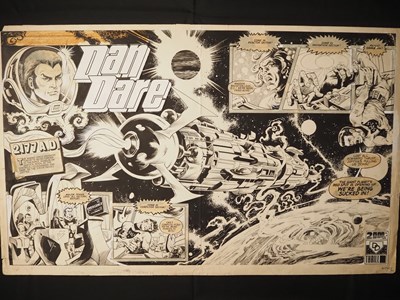 Lot 88 - 2000 AD PROG #1 ORIGINAL DAN DARE CENTRESPREAD...