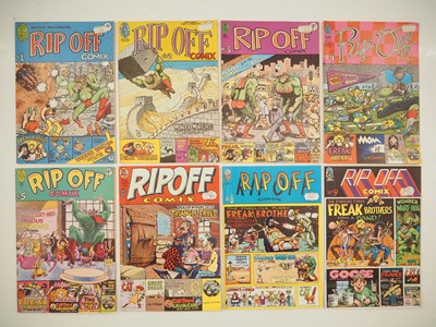 Lot 186 - RIP OFF COMIX #1-5, 7-9 (8 in Lot) - (1977/81 -...