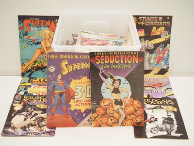 Lot 198 - 3-D LOT (CIRCA 100 COMICS) - Mixed group of...