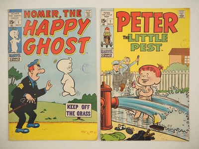 Lot 201 - HOMER, THE HAPPY GHOST VOL.2 #1 + PETER THE...