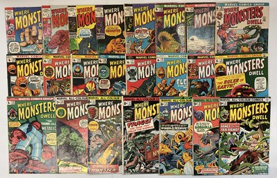 Lot 211 - WHERE MONSTERS DWELL #1, 5, 9-11, 13-16, 18-23,...