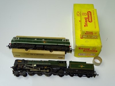 Lot 244 - TT GAUGE MODEL RAILWAYS: A pair of locomotives...