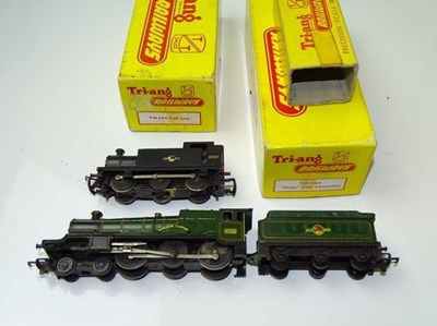 Lot 245 - TT GAUGE MODEL RAILWAYS: A pair of steam...