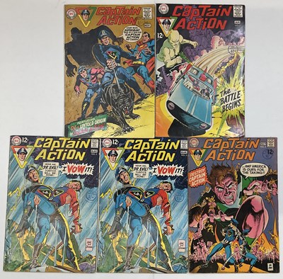 Lot 253 - CAPTAIN ACTION #1, 2, 3(x2), 5 (5 in Lot) -...