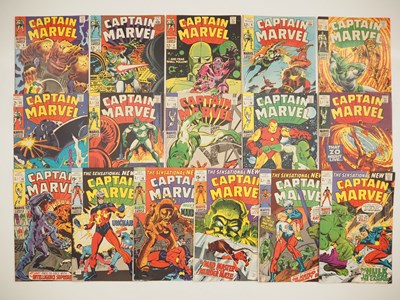Lot 294 - CAPTAIN MARVEL #6 to 21 (16 in Lot) - (1968/70...
