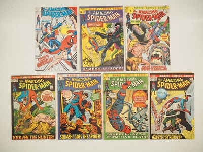 Lot 295 - AMAZING SPIDER-MAN #101-104, 106-108 (7 in...