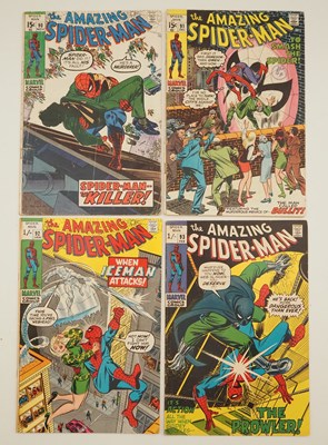 Lot 297 - AMAZING SPIDER-MAN #90, 91, 92, 93 (4 in Lot) -...