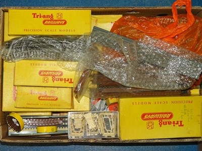 Lot 249 - TT GAUGE MODEL RAILWAYS: A large crate of...